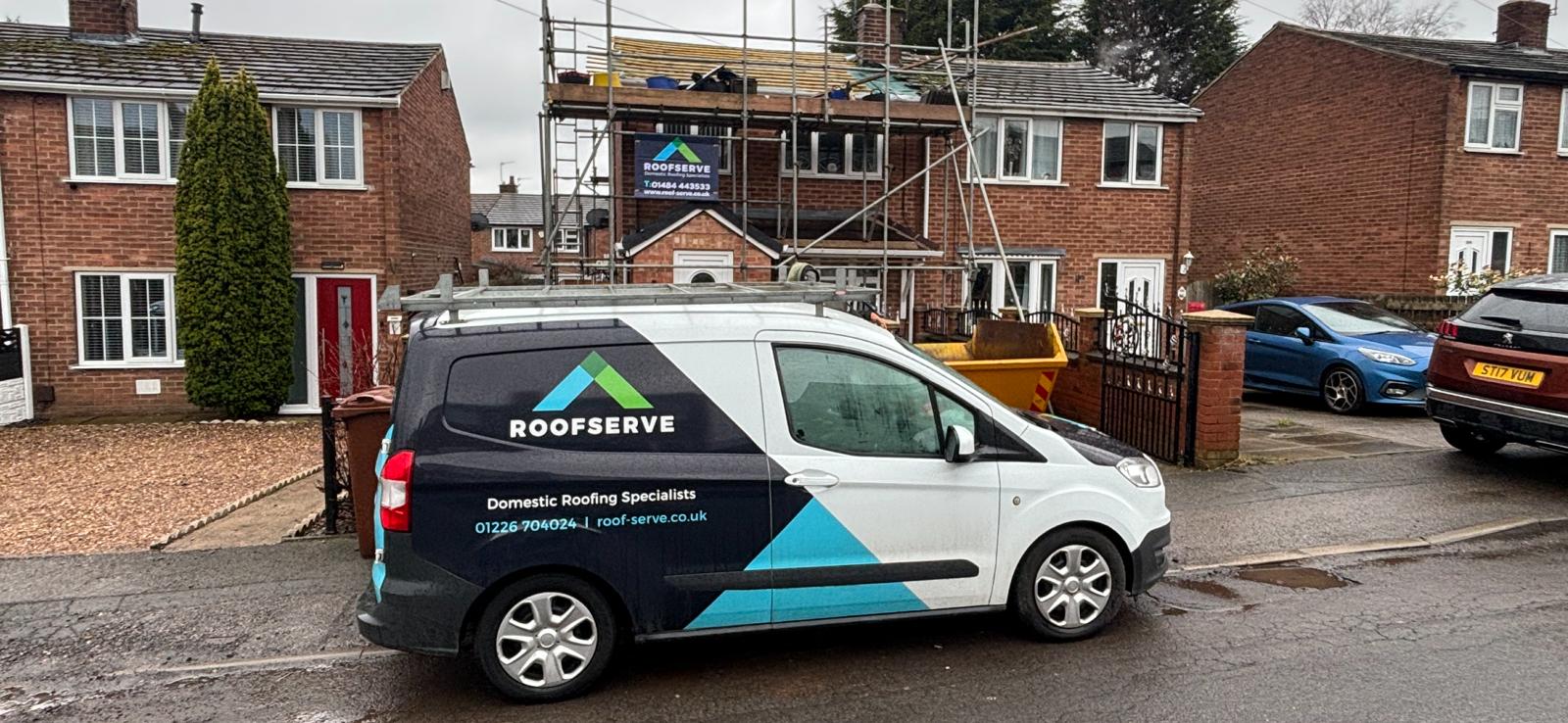 New House Roof Under Construction in Royston, Barnsley